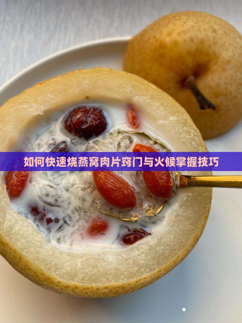 如何快速烧燕窝肉片窍门与火候掌握技巧