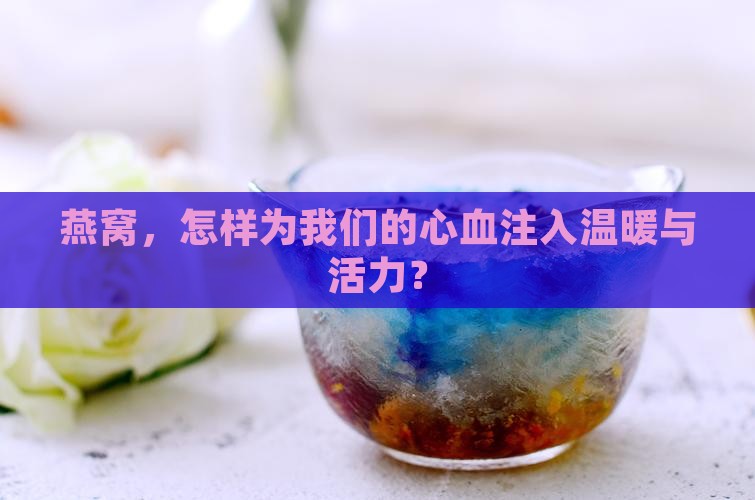 燕窝，怎样为我们的心血注入温暖与活力？