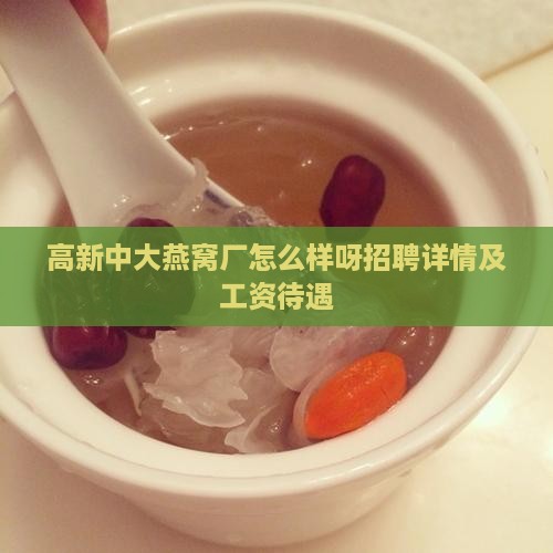 高新中大燕窝厂怎么样呀招聘详情及工资待遇