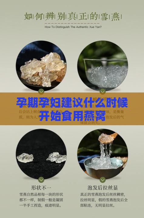 孕期孕妇建议什么时候开始食用燕窝