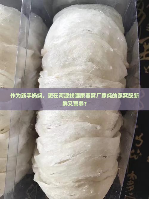 作为新手妈妈，想在河源找哪家燕窝厂家炖的燕窝既新鲜又营养？