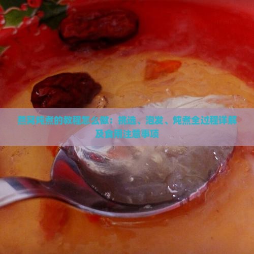 燕窝炖煮的教程怎么做：挑选、泡发、炖煮全过程详解及食用注意事项