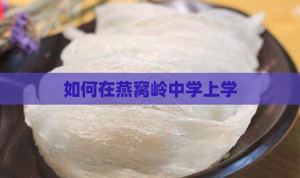 如何在燕窝岭中学上学