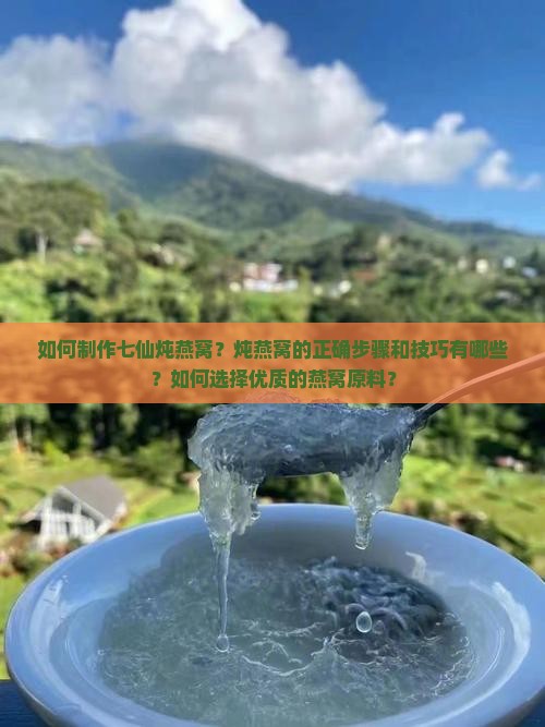 如何制作七仙炖燕窝？炖燕窝的正确步骤和技巧有哪些？如何选择优质的燕窝原料？