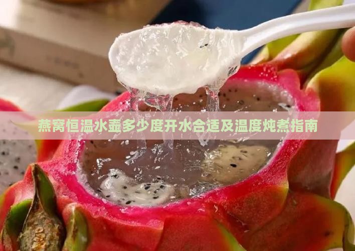 燕窝恒温水壶多少度开水合适及温度炖煮指南
