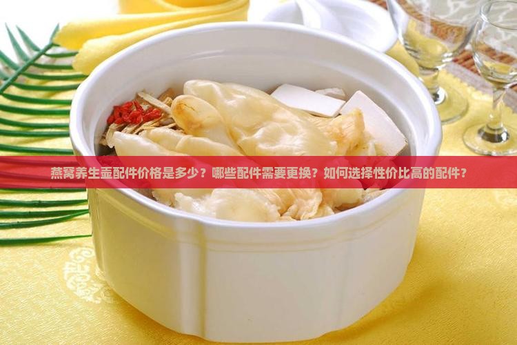 燕窝养生壶配件价格是多少？哪些配件需要更换？如何选择性价比高的配件？