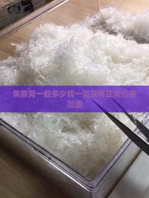 黄燕窝一般多少钱一克及其正常价格范围