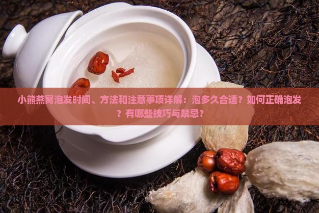 小熊燕窝泡发多久比较好