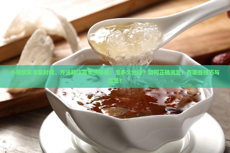 小熊燕窝泡发多久比较好