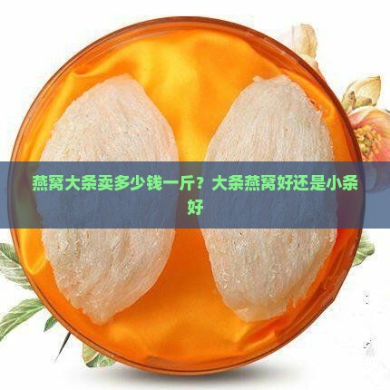 燕窝大条卖多少钱一斤