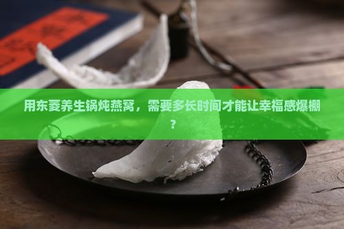 东菱养生锅炖燕窝要多久