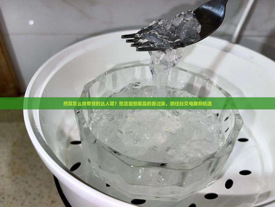 燕窝怎么找带货的达人呢