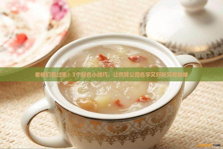 燕窝企业起名怎么起好听