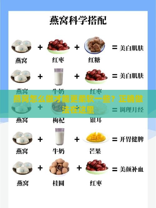 燕窝怎么做才能柔软一些