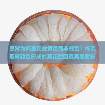 为什么燕窝不是棕色的呢
