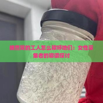 摘燕窝的工人怎么称呼她