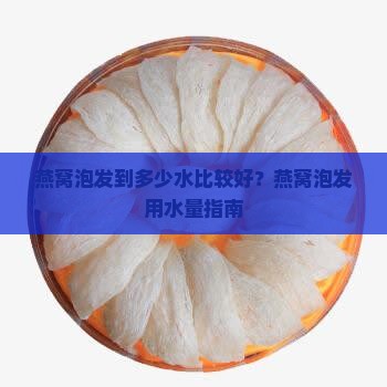 燕窝泡发到多少水比较好