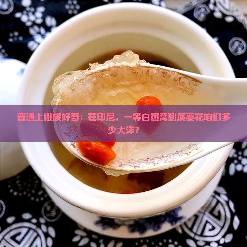 印尼一等白燕窝多少钱