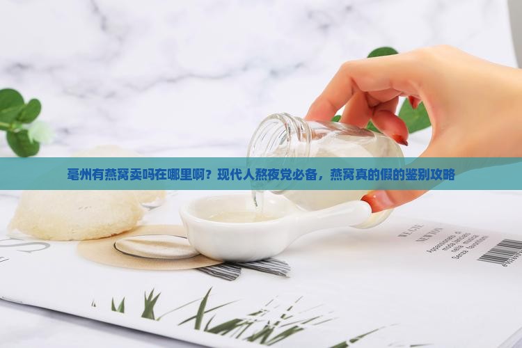 毫州有燕窝卖吗在哪里啊