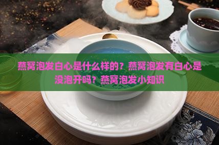燕窝泡发白心是什么样的