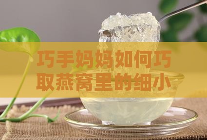 没有镊子怎么取燕窝毛发