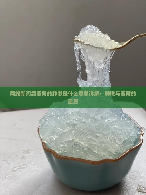 卖燕窝的胖墩是什么意思