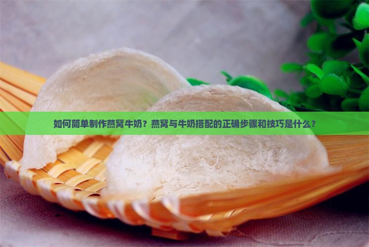 燕窝和牛奶简单怎么做的