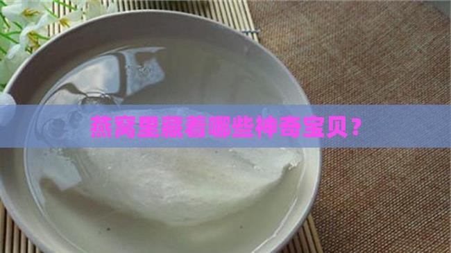 燕窝中主要成分有哪些
