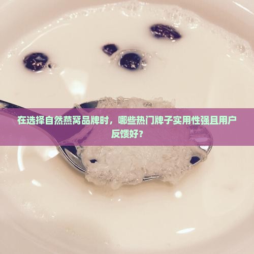 自然燕窝牌子哪个好用呢