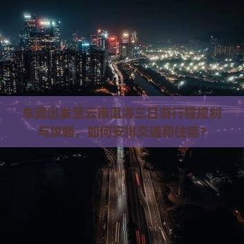 东莞出发至云南洱海三日游行程规划与攻略，如何安排交通和住宿？