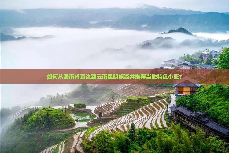 如何从海南省直达到云南昆明旅游并推荐当地特色小吃？