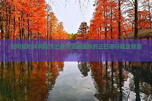 如何规划从阿拉尔出发到云南温泉的三日游行程及预算？