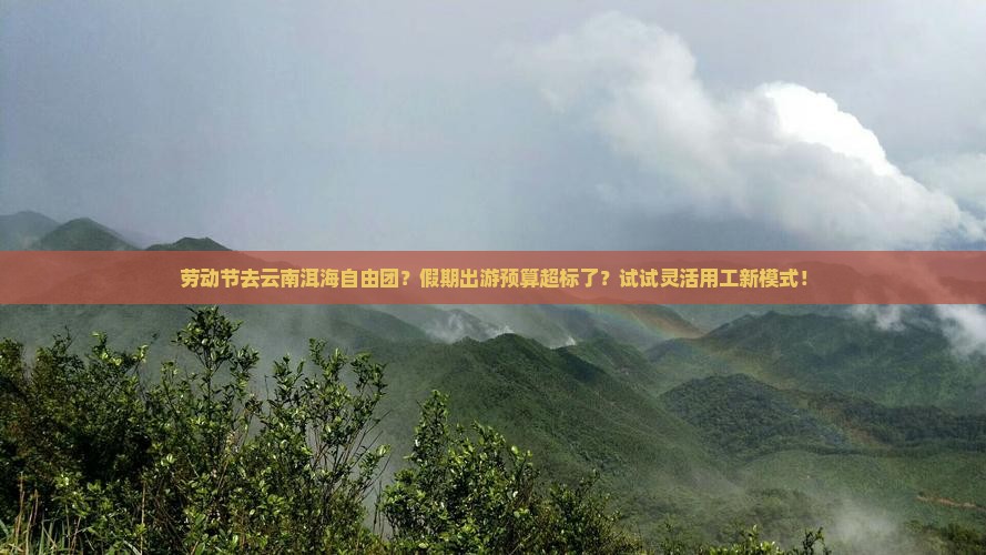 劳动节去云南洱海自由团？假期出游预算超标了？试试灵活用工新模式！