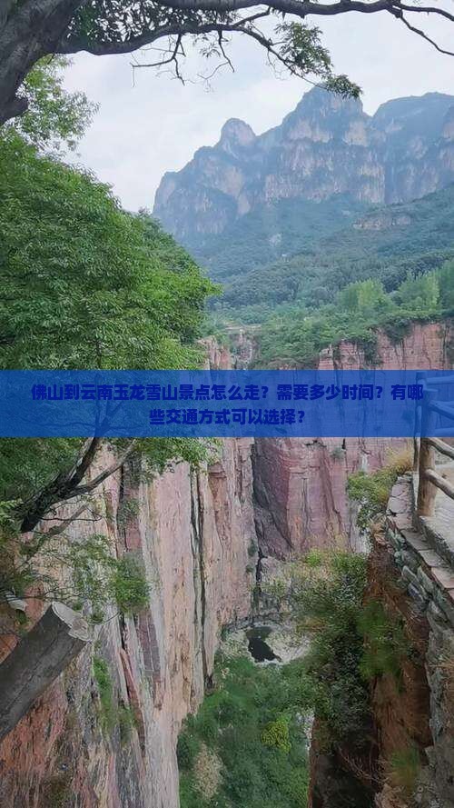 佛山到云南玉龙雪山景点