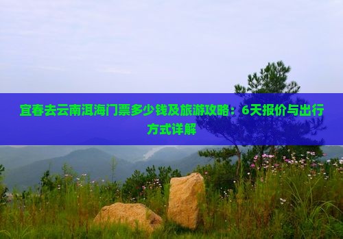宜春去云南洱海门票