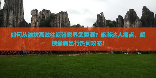 如何从潍坊高效往返张家界武陵源？旅游达人痛点，解锁最新出行热词攻略！