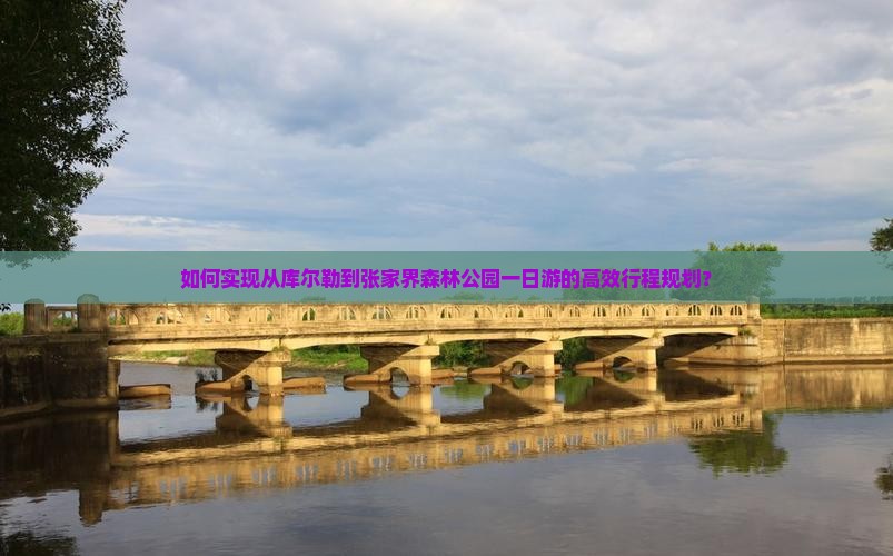 如何实现从库尔勒到张家界森林公园一日游的高效行程规划？
