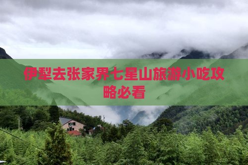 伊犁去张家界七星山旅游小吃攻略必看