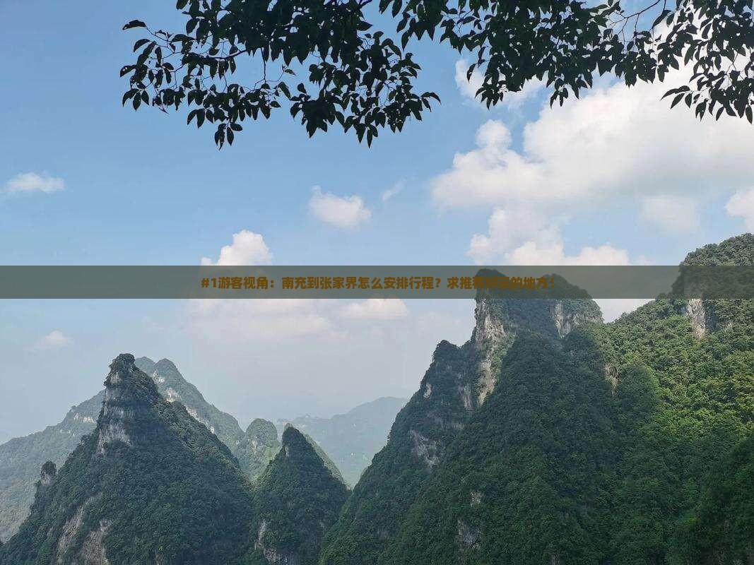 #1游客视角：南充到张家界怎么安排行程？求推荐好玩的地方！