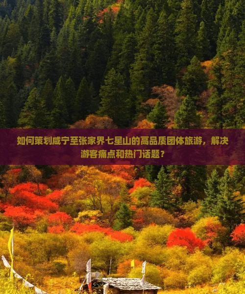 如何策划咸宁至张家界七星山的高品质团体旅游，解决游客痛点和热门话题？