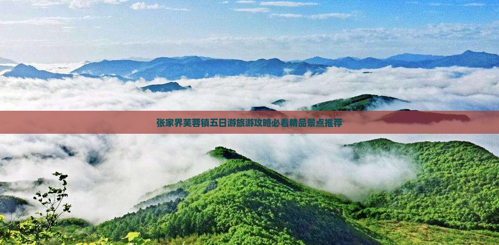 甘南去张家界芙蓉镇五日游