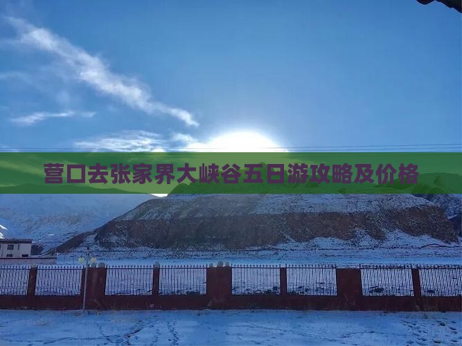 营口去张家界大峡谷五日游