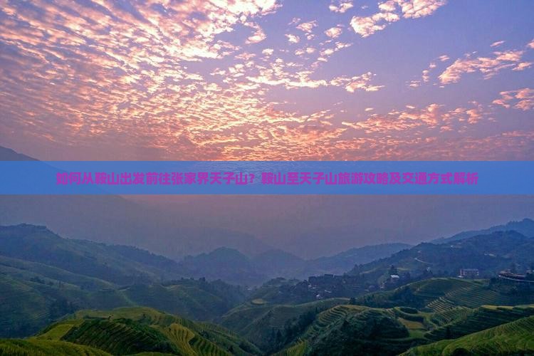 鞍山去张家界天子山景点