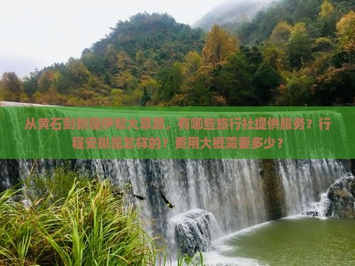 从黄石到新疆伊犁大草原，有哪些旅行社提供服务？行程安排是怎样的？费用大概需要多少？