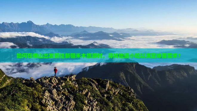如何在佛山出发前往新疆禾木旅游时，寻找地道小吃以满足味蕾需求？