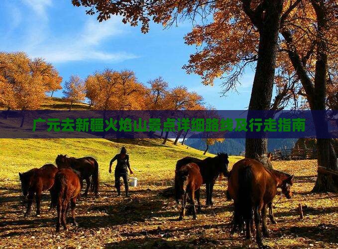 广元去新疆火焰山景点详细路线及行走指南