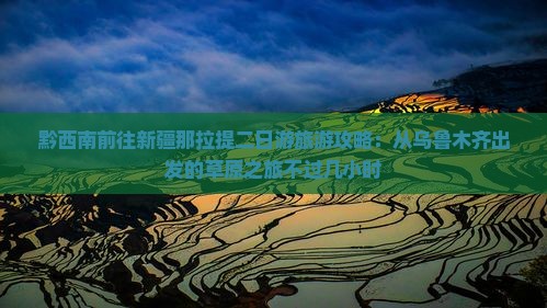 黔西南前往新疆那拉提二日游旅游攻略：从乌鲁木齐出发的草原之旅不过几小时