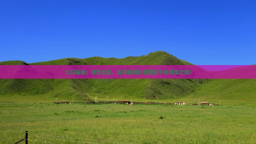 七日探秘：南充出发，追寻新疆吐鲁番的千年风情之旅！