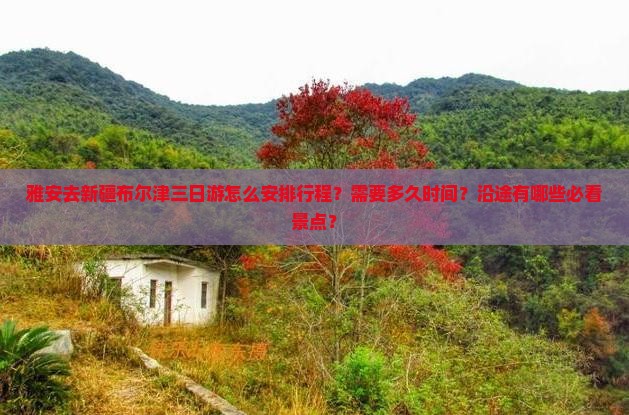 雅安去新疆布尔津三日游